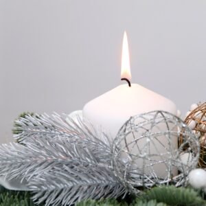 candle, flame, advent wreath